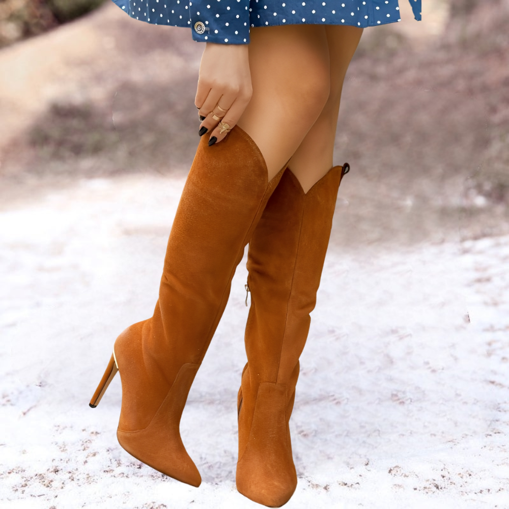 Mylène – Bottes en cuir chic