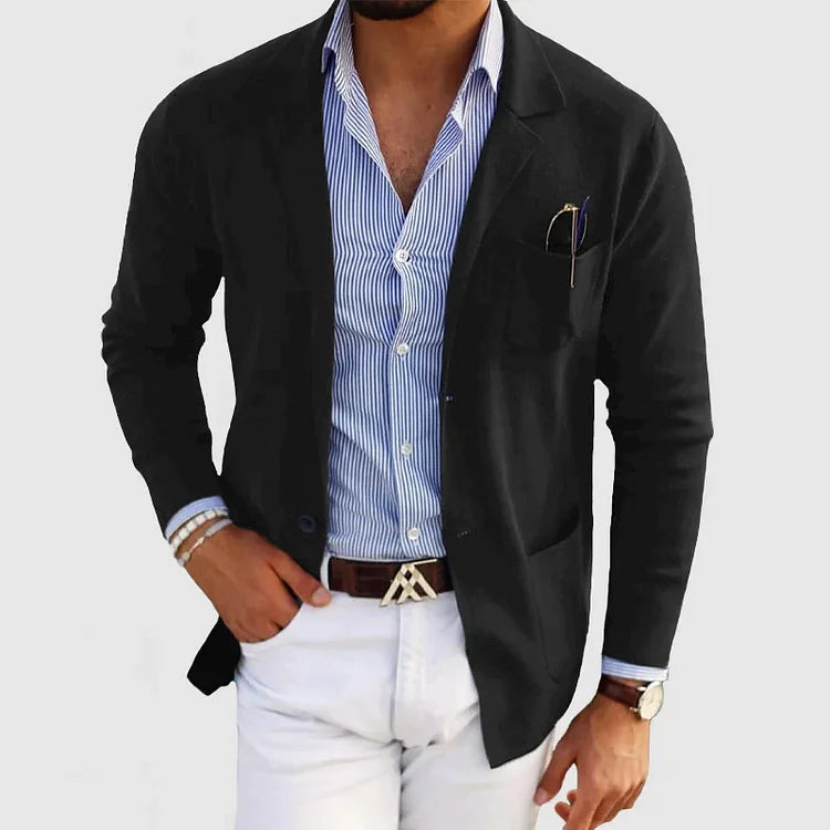 Nico – Blazer homme chic avec col et boutons