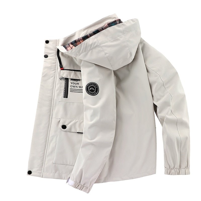 Luke – Manteau Étanche en Titane