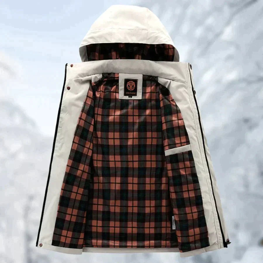 Luke – Manteau Étanche en Titane
