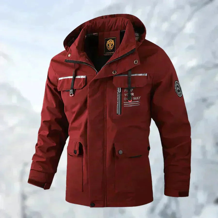 Luke – Manteau Étanche en Titane