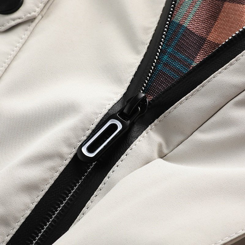 Luke – Manteau Étanche en Titane