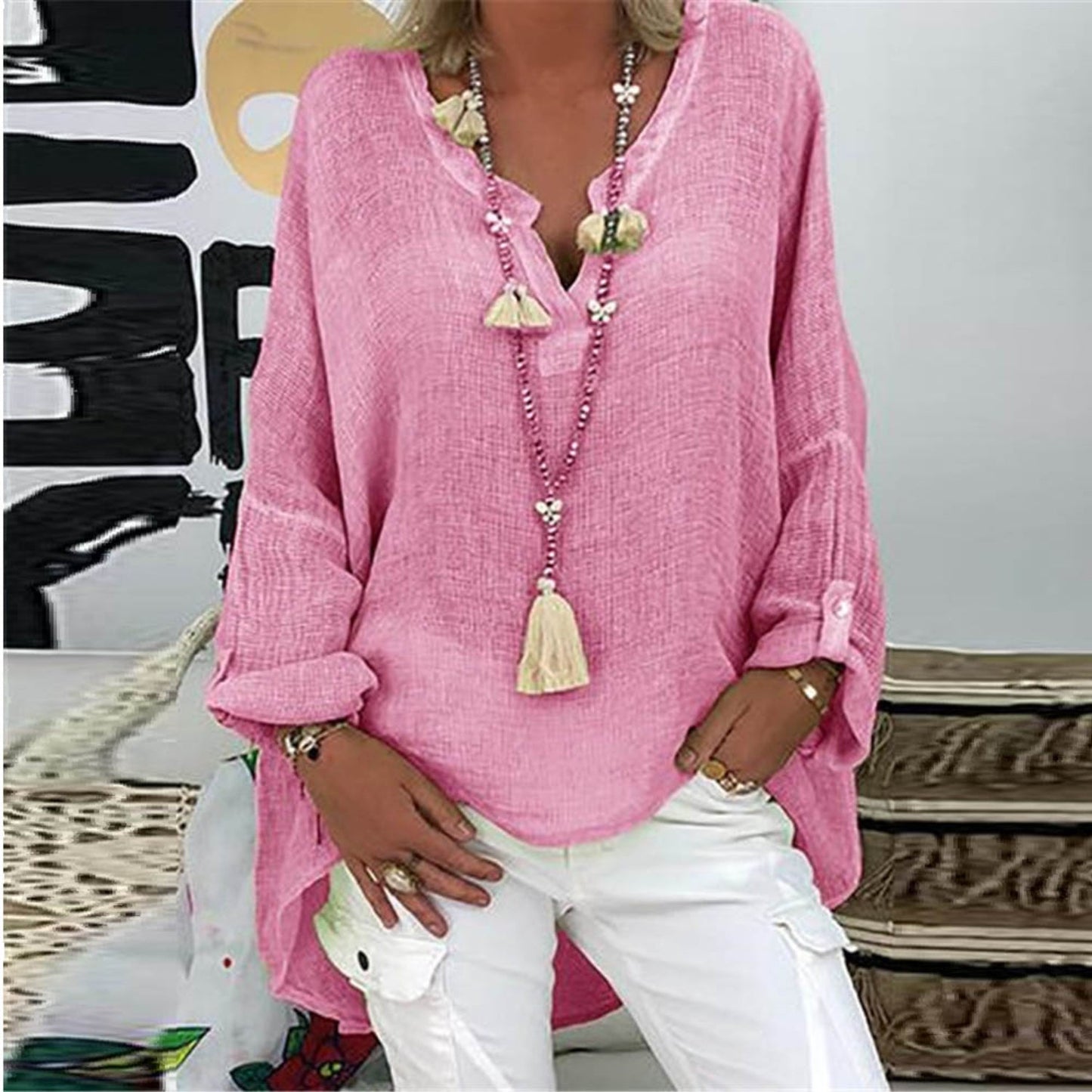 Mia – Jolie Blouse en Lin
