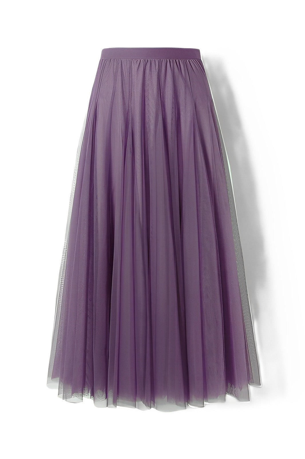 Maleah – Jupe midi plissée en tulle
