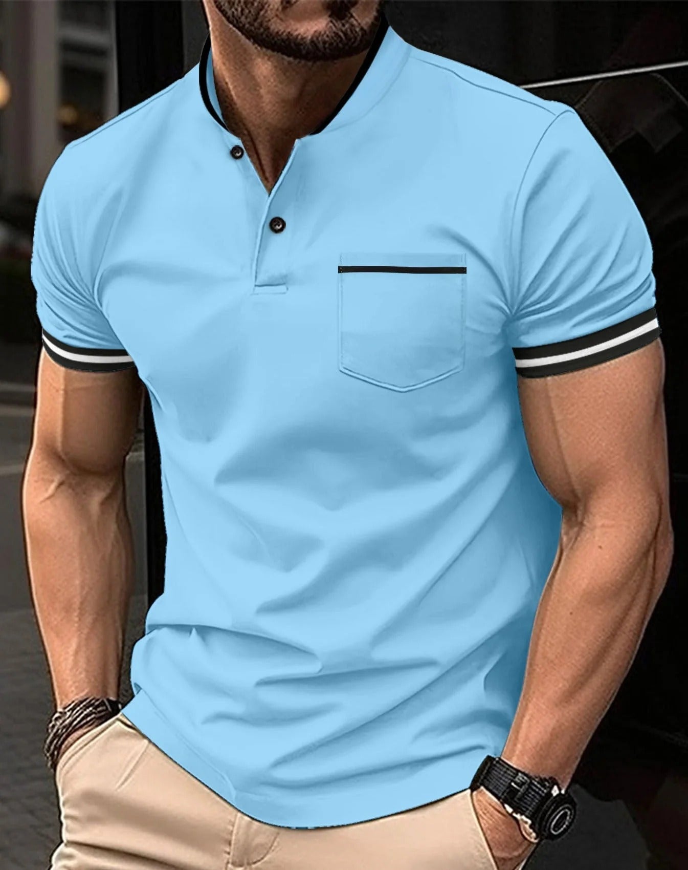Teodor – Polo en coton pour hommes