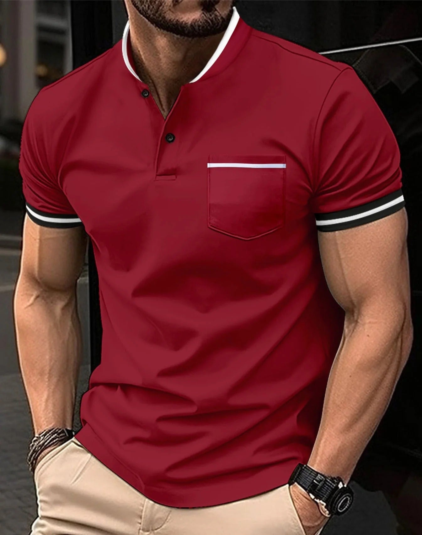 Teodor – Polo en coton pour hommes
