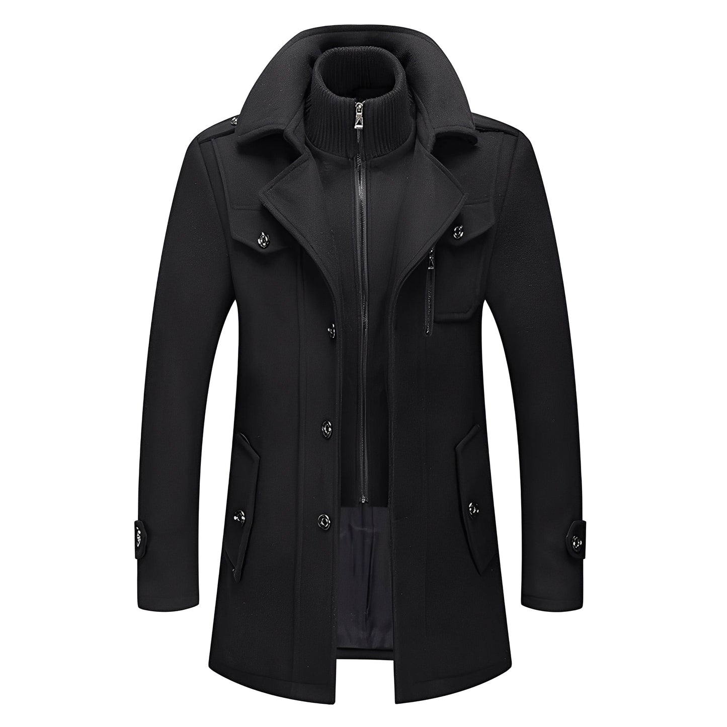 Jerald - Grand manteau élégant pour hommes