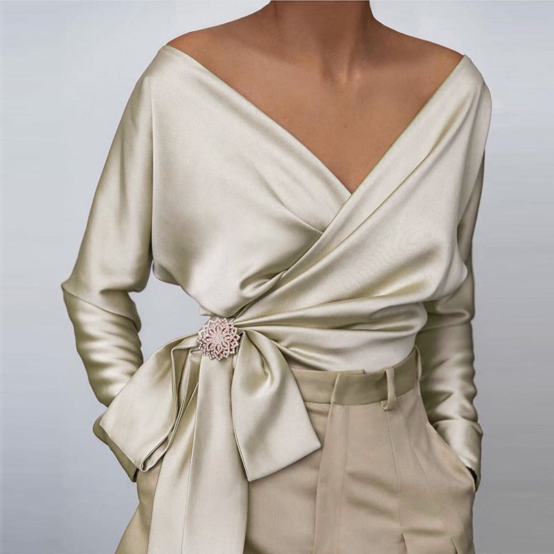 Claudia – Légère Blouse en Soie