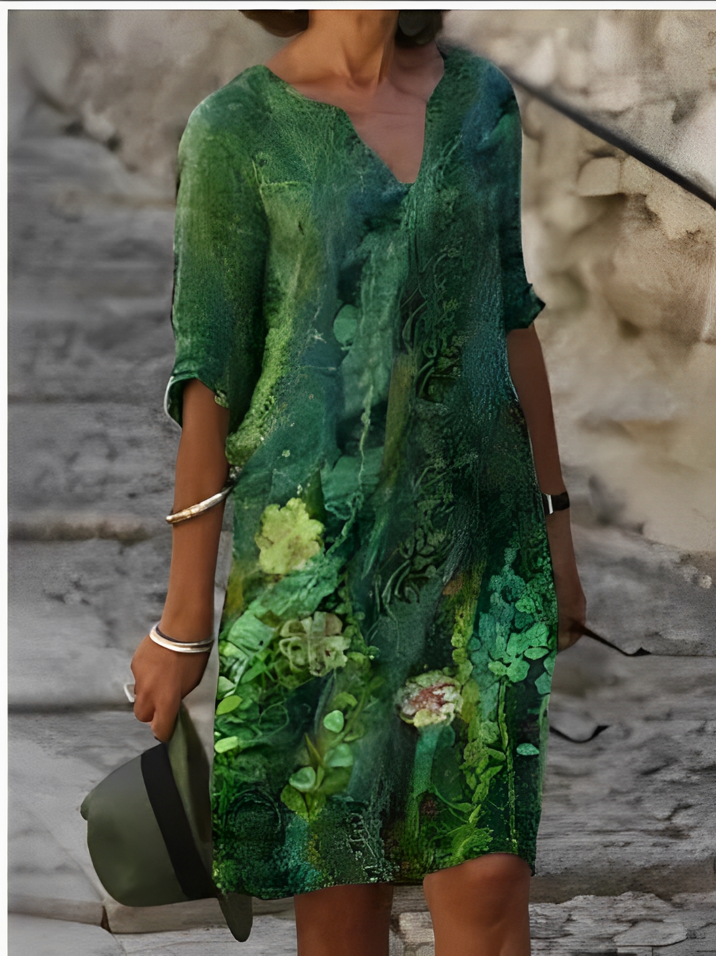 Malia – Mini-robe avec motif graphique
