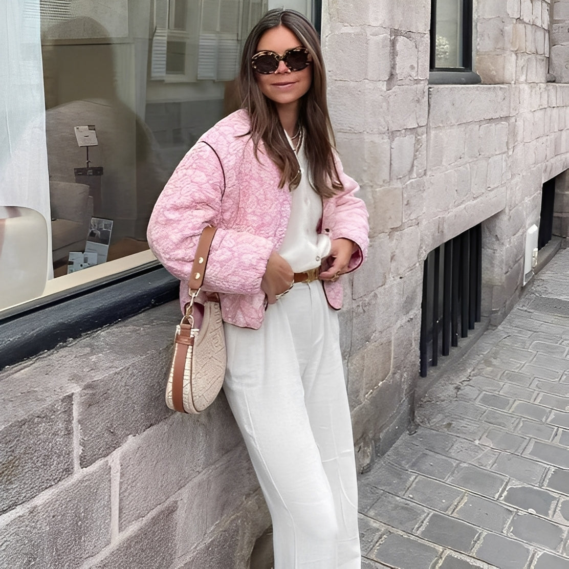 Katelyn - Veste casual patchwork matelassée pour femmes