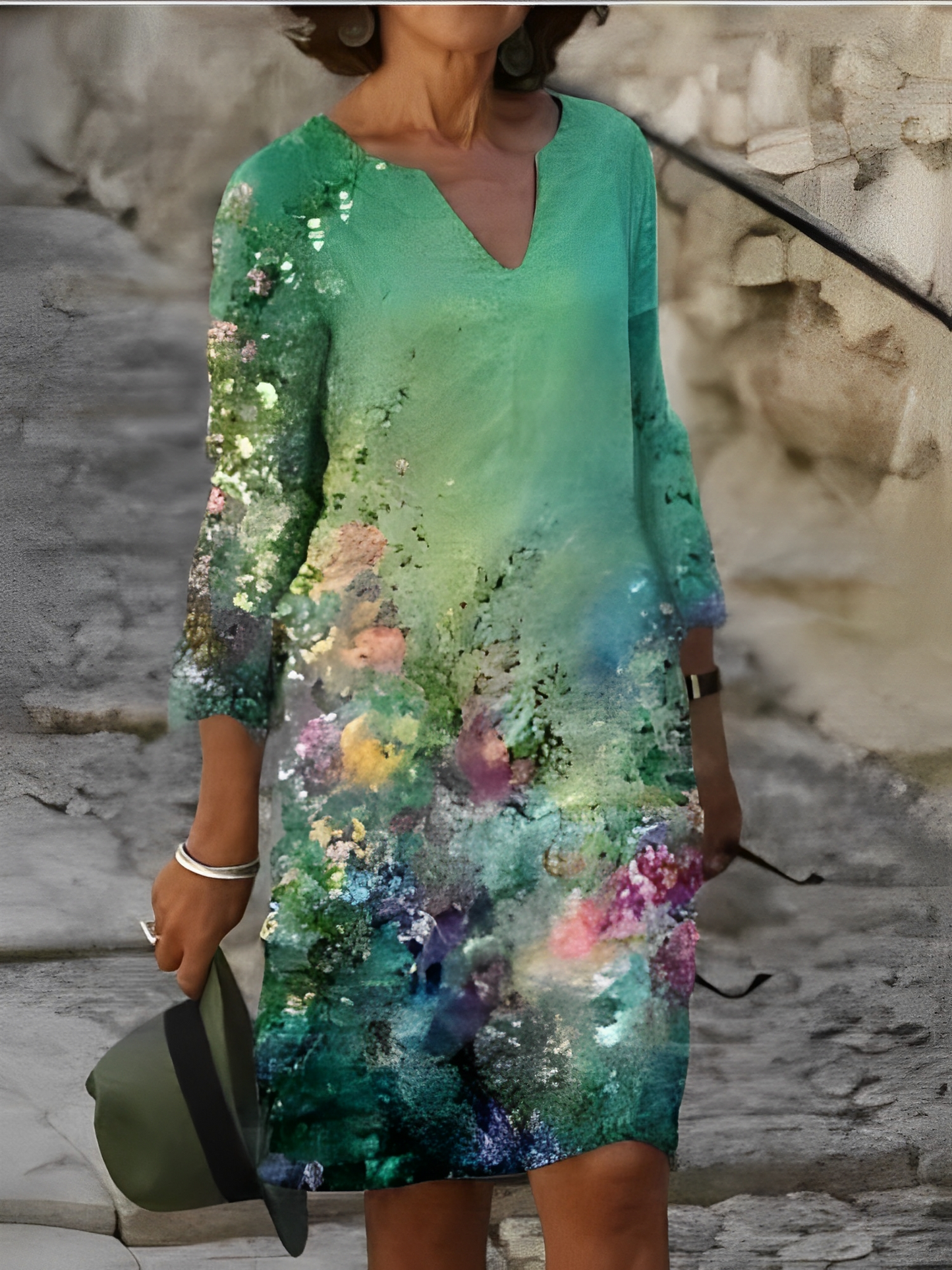 Malia – Mini-robe avec motif graphique