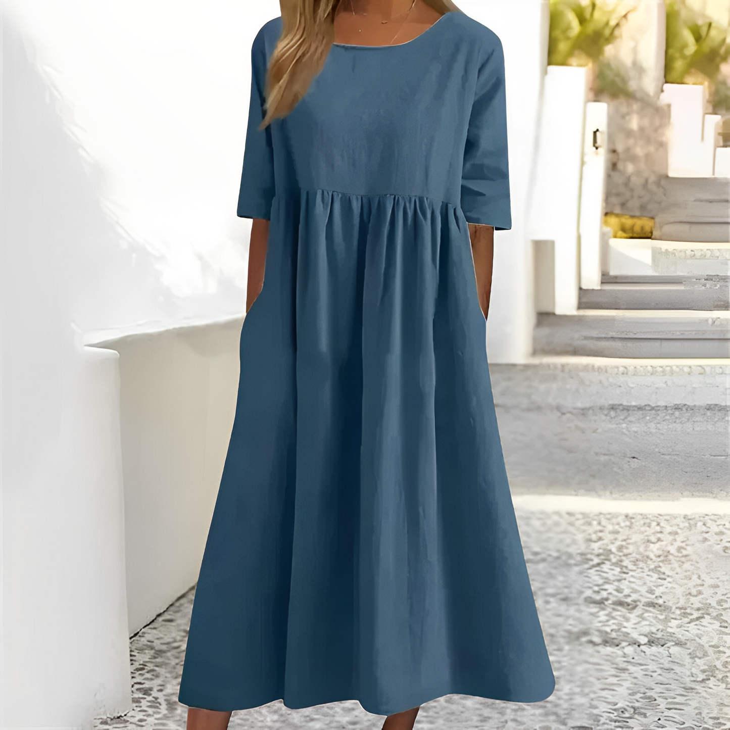 Niva – Robe midi légère pour jours chauds