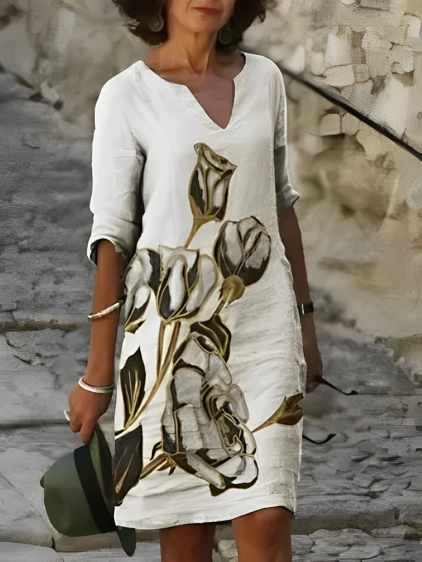 Malia – Mini-robe avec motif graphique