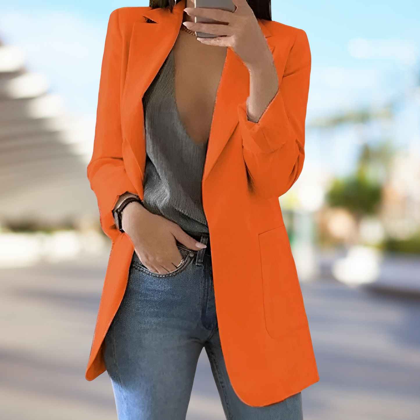 Lina – Blazer de bureau élégant pour femmes