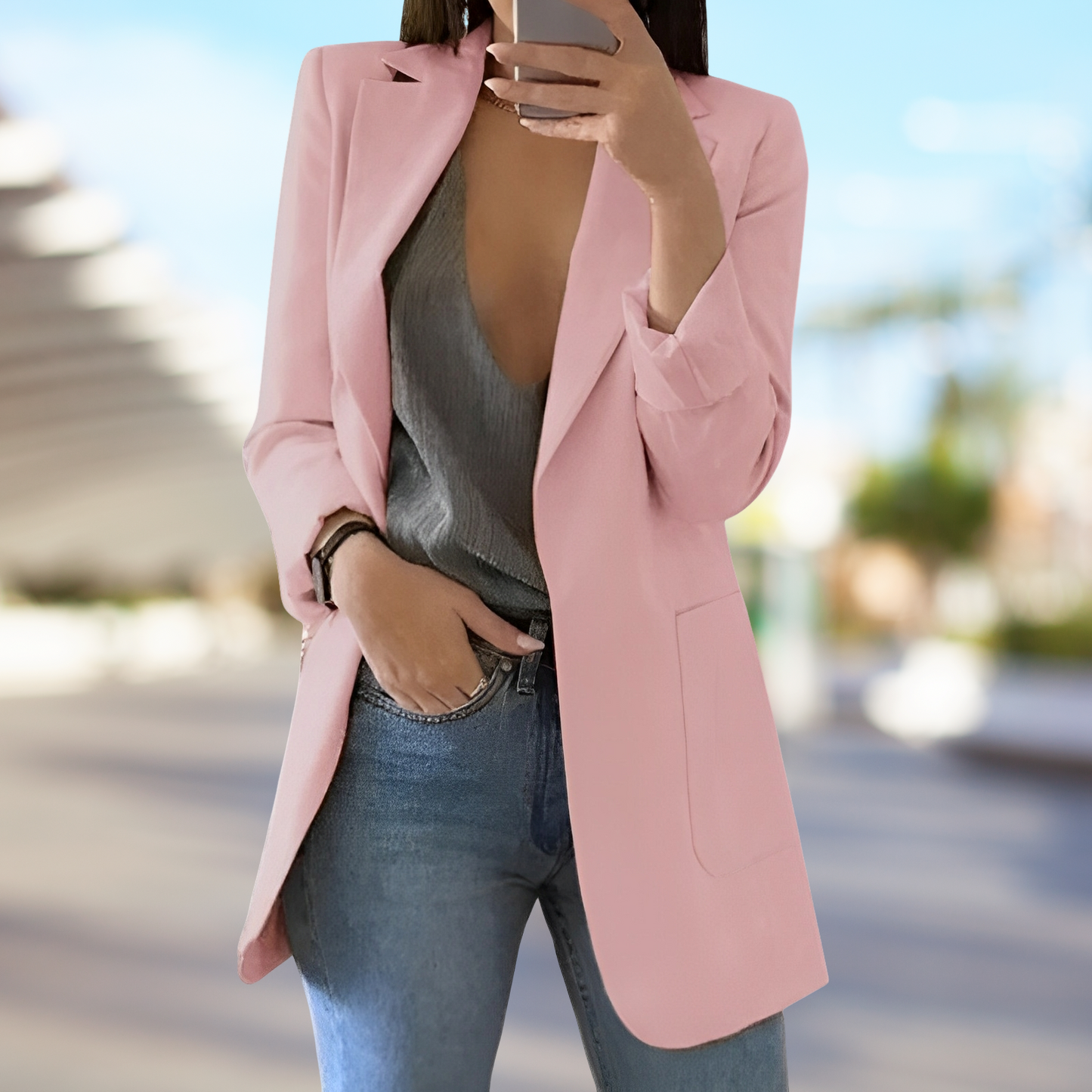 Lina – Blazer de bureau élégant pour femmes