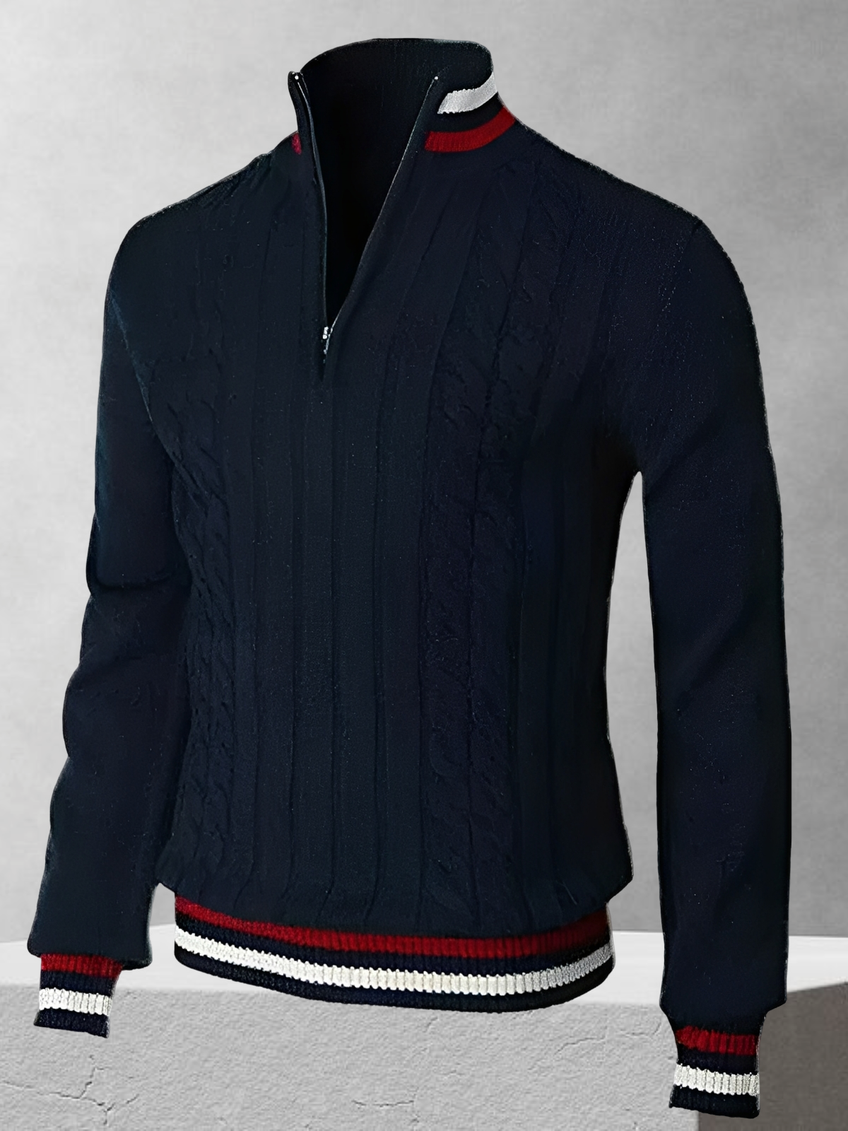 Ralph Polo – Pull Zipper style italien