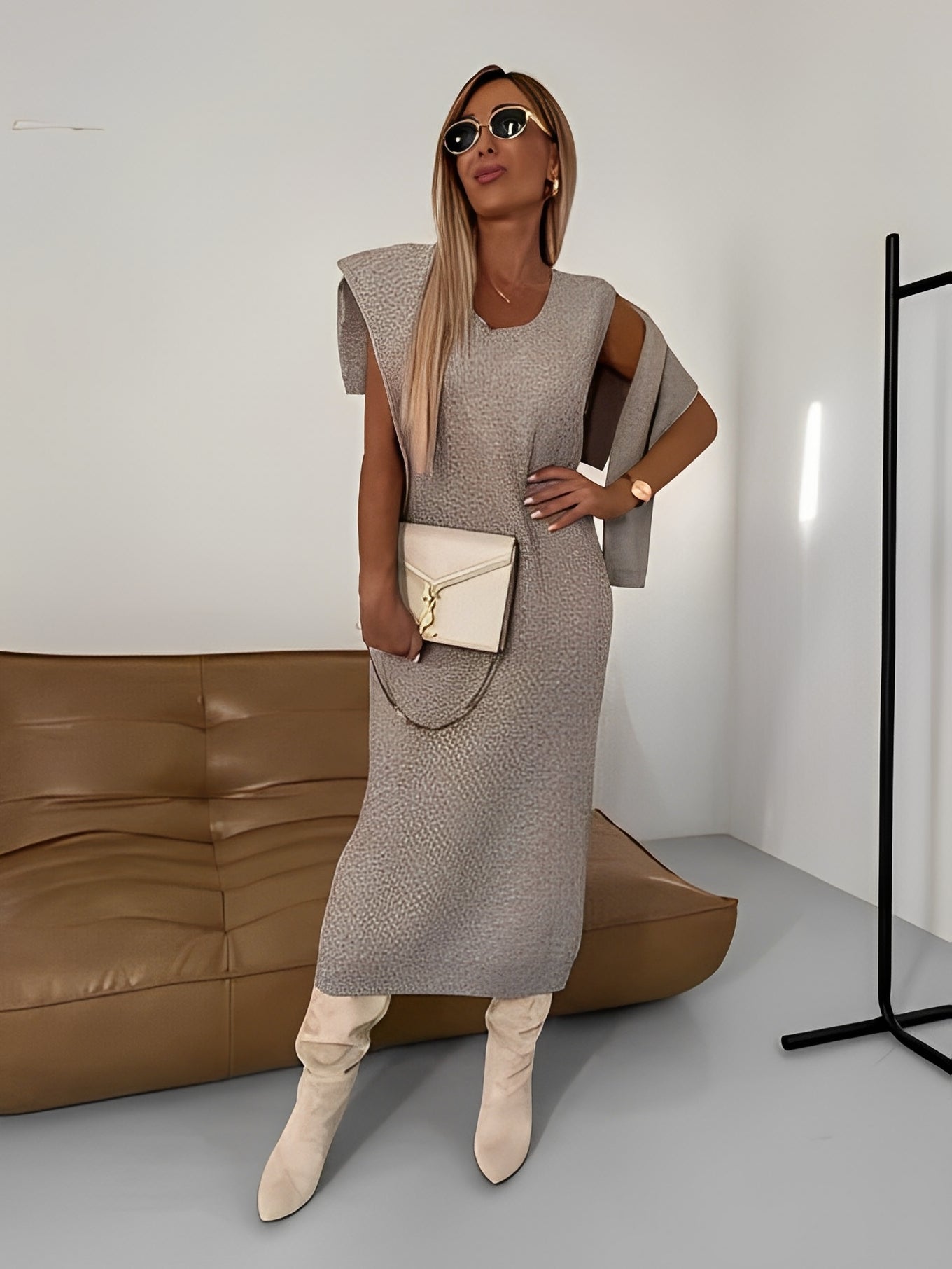 Cherice - Ensemble en tricot décontracté et chic pour femmes
