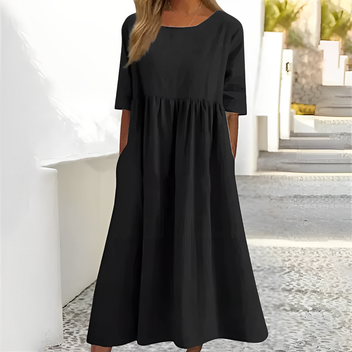 Niva – Robe midi légère pour jours chauds