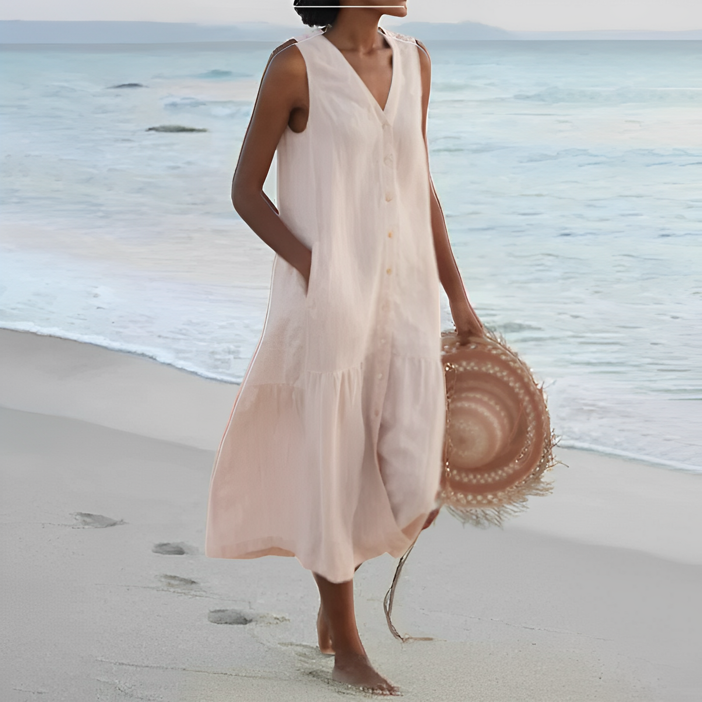 Jana – Robe d'été avec boutons