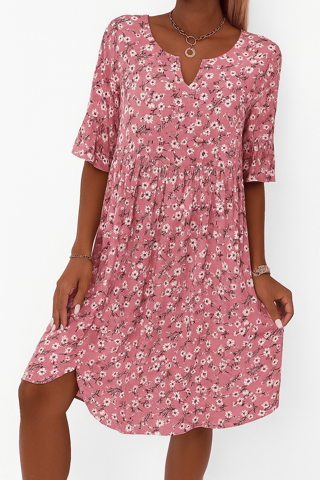 Annalena – Robe fleurie au style féminin