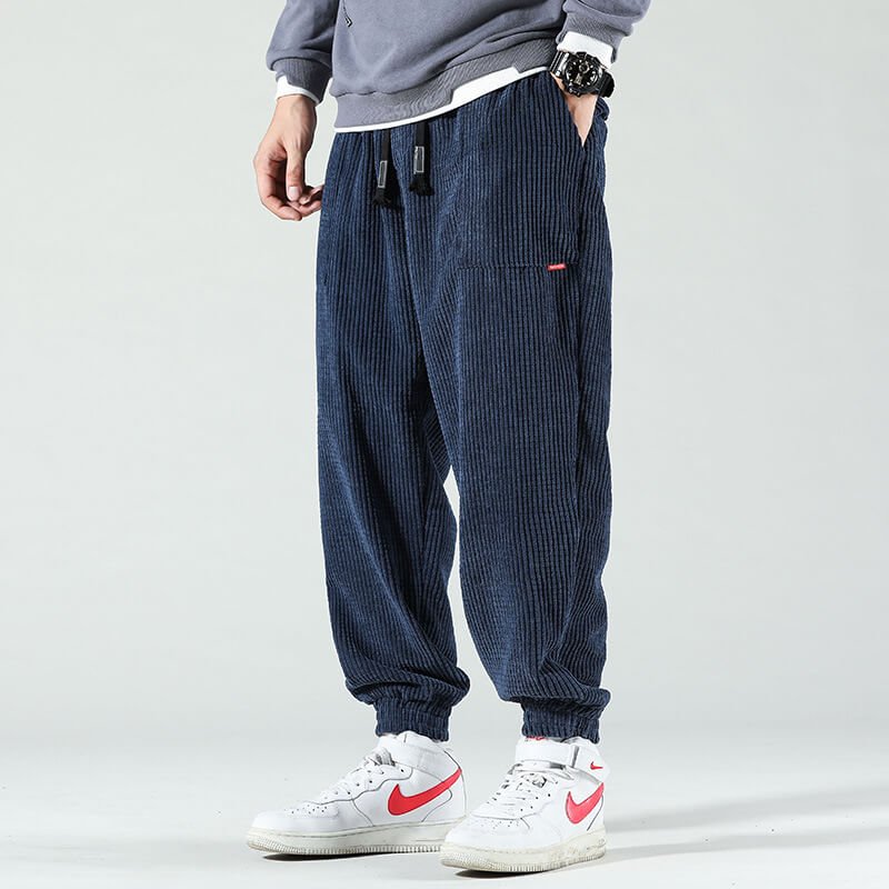 Lars – Pantalons en velours côtelé look vintage