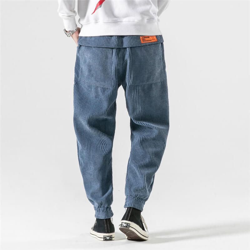 Lars – Pantalons en velours côtelé look vintage