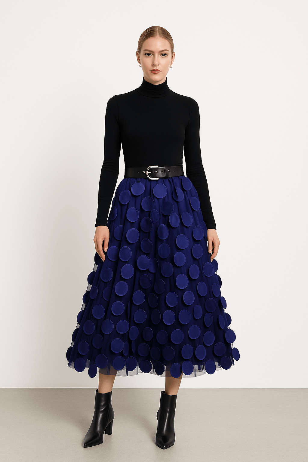 Ida – Jupe Midi A-Ligne