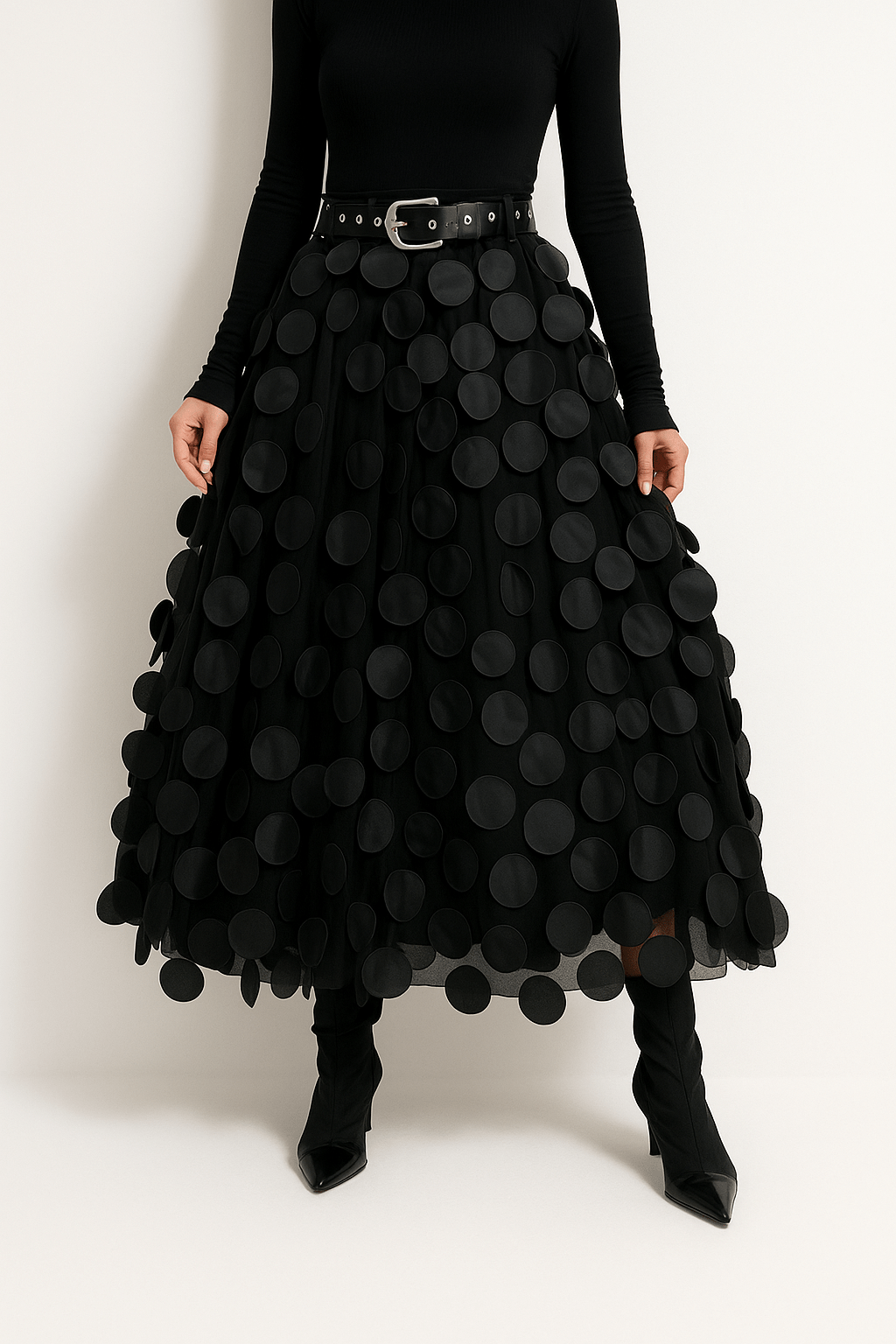 Ida – Jupe Midi A-Ligne