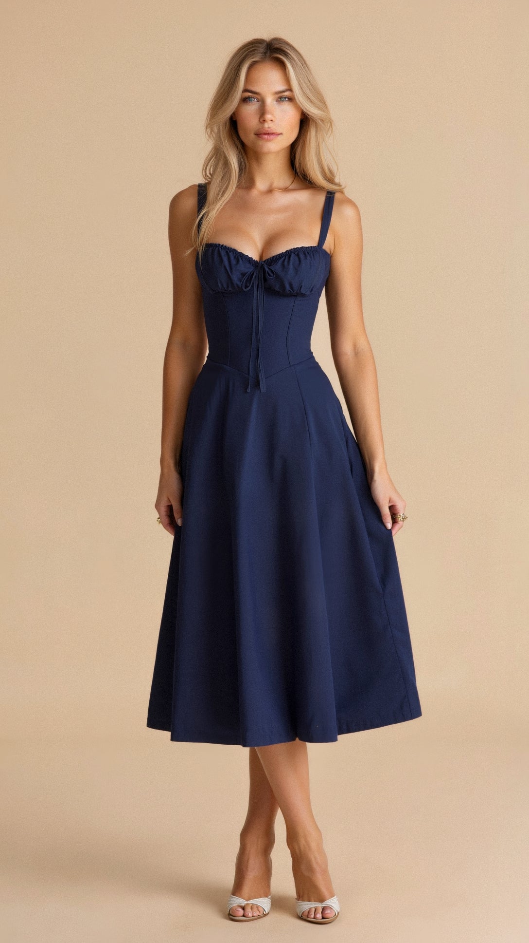 Liana – Robe Midi Corset