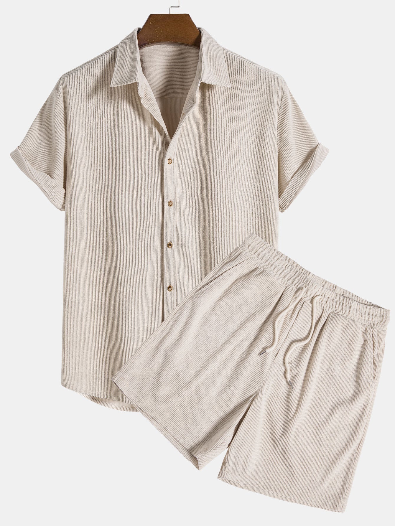 Klaus – Chemise Courte et Ensemble de Shorts avec Structure