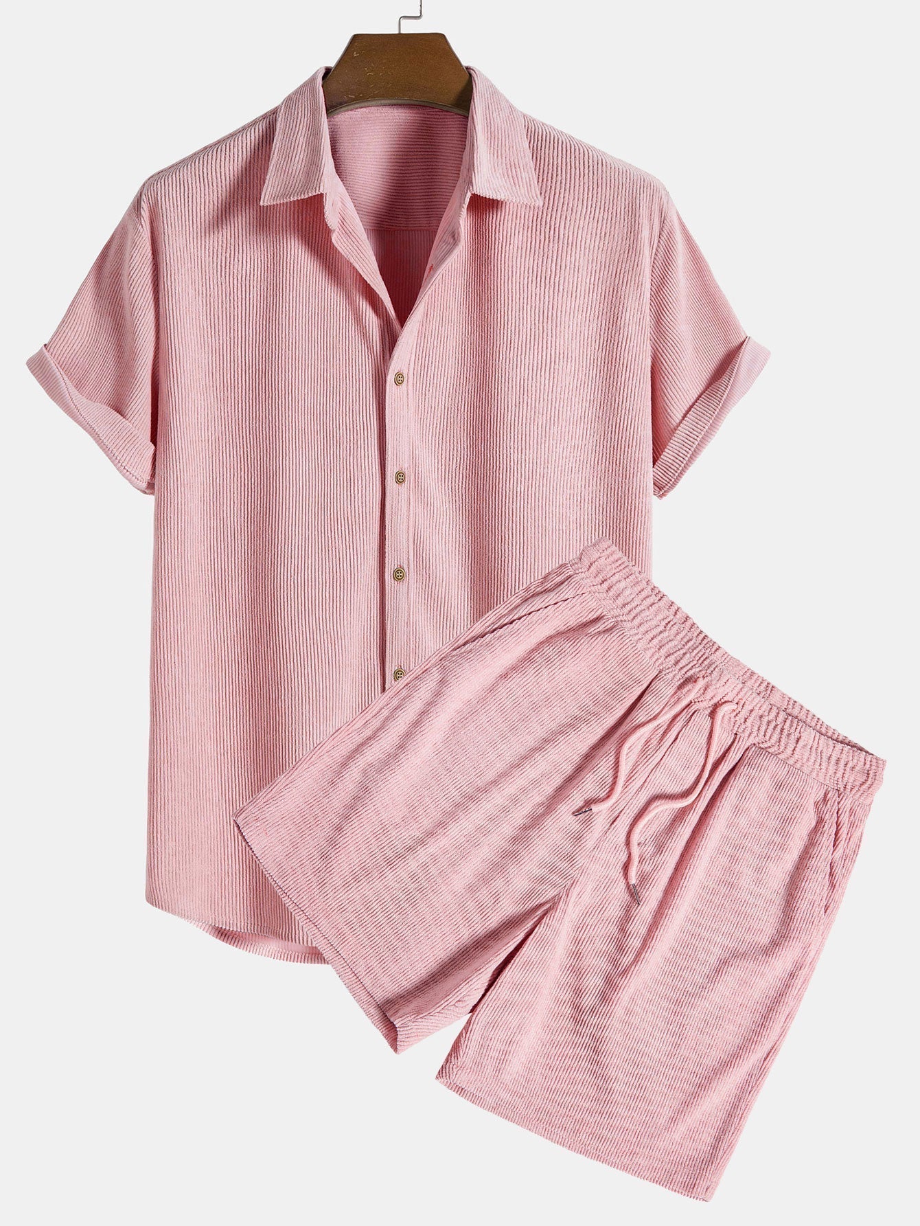 Klaus – Chemise Courte et Ensemble de Shorts avec Structure