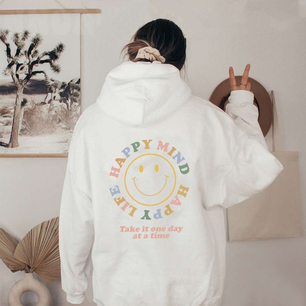 Un Jour – Hoodie Statement Stylé en Coton