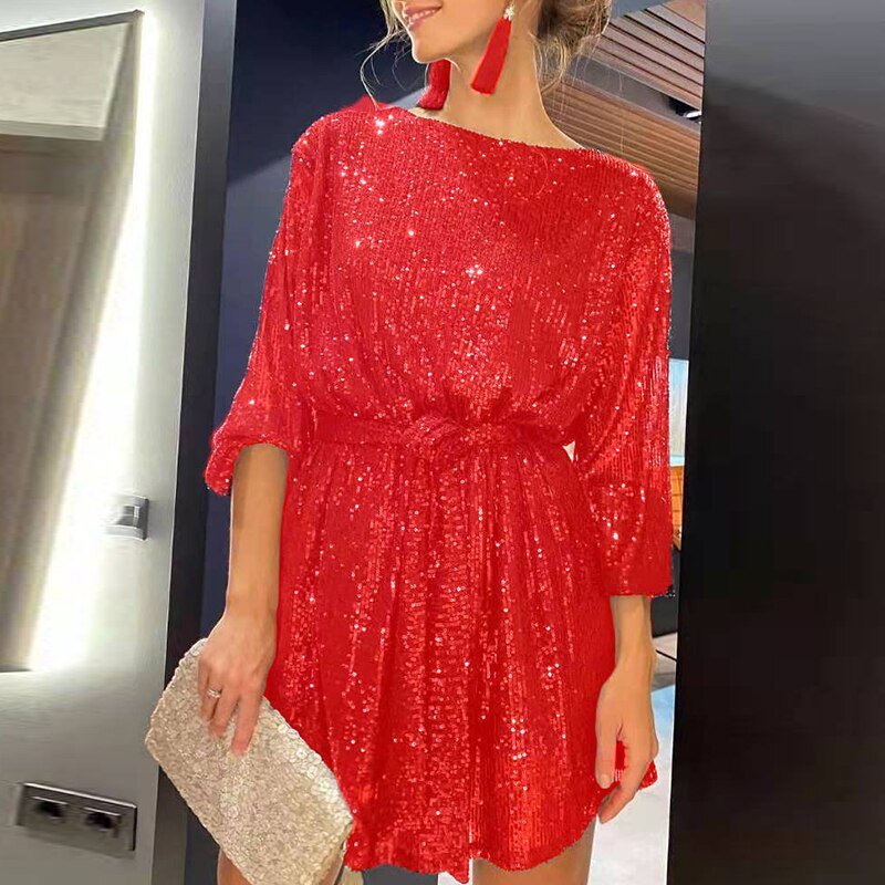 Kyno – Fluide Mini Robe de Soirée