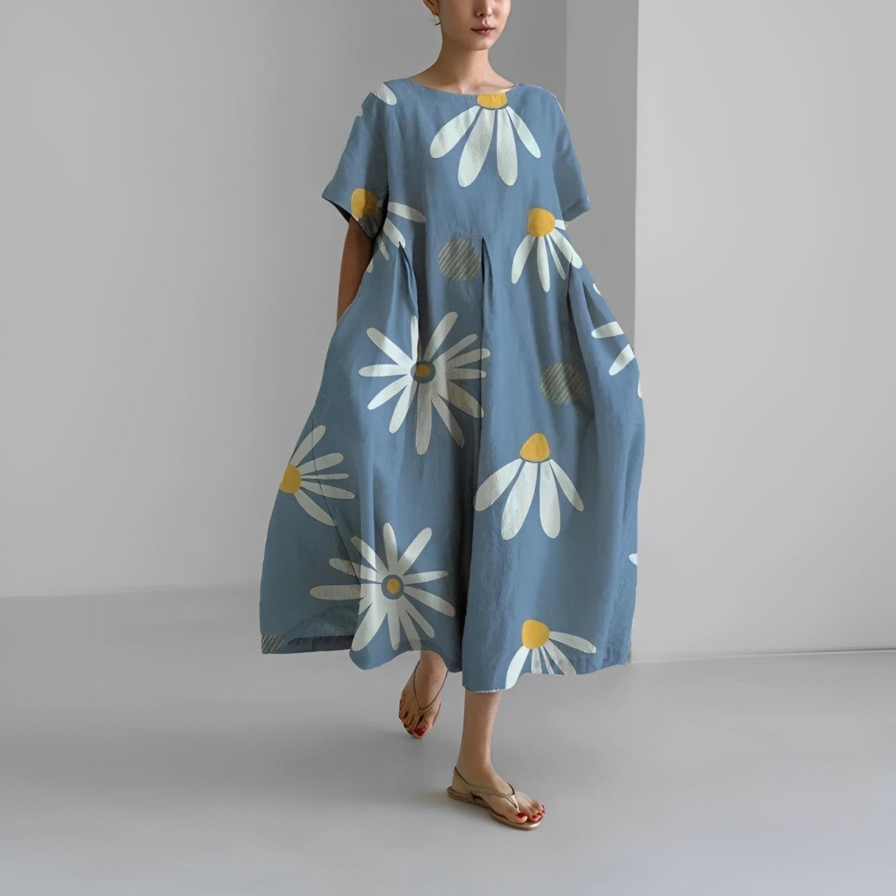 Ronja – Robe Imprimée Décontractée