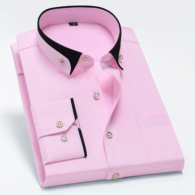 Tanner - Chemise homme décontractée à manches longues avec poche