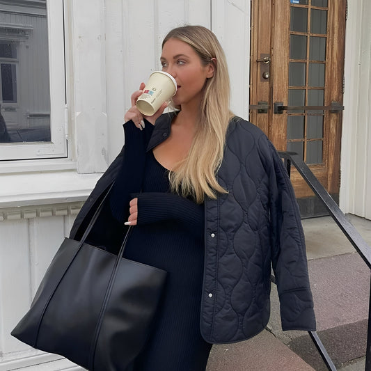 Ariella - Beau manteau en coton décontracté pour femmes