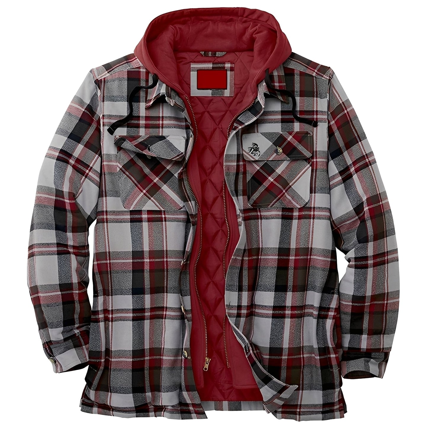 Denzil - Blazer en flanelle à carreaux pour homme décontracté
