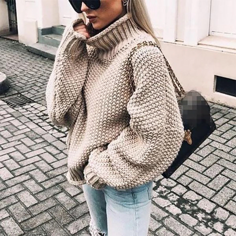 Brooke – Extra épais pull col roulé