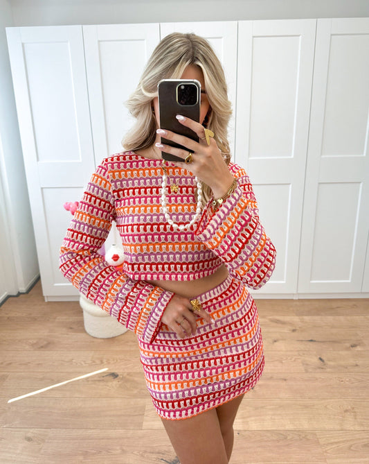 Giada – Crop Top et Minijupe Ensemble