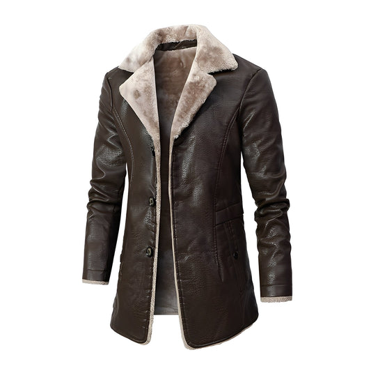 Wilton - Veste en fausse fourrure chaude et détendue pour hommes