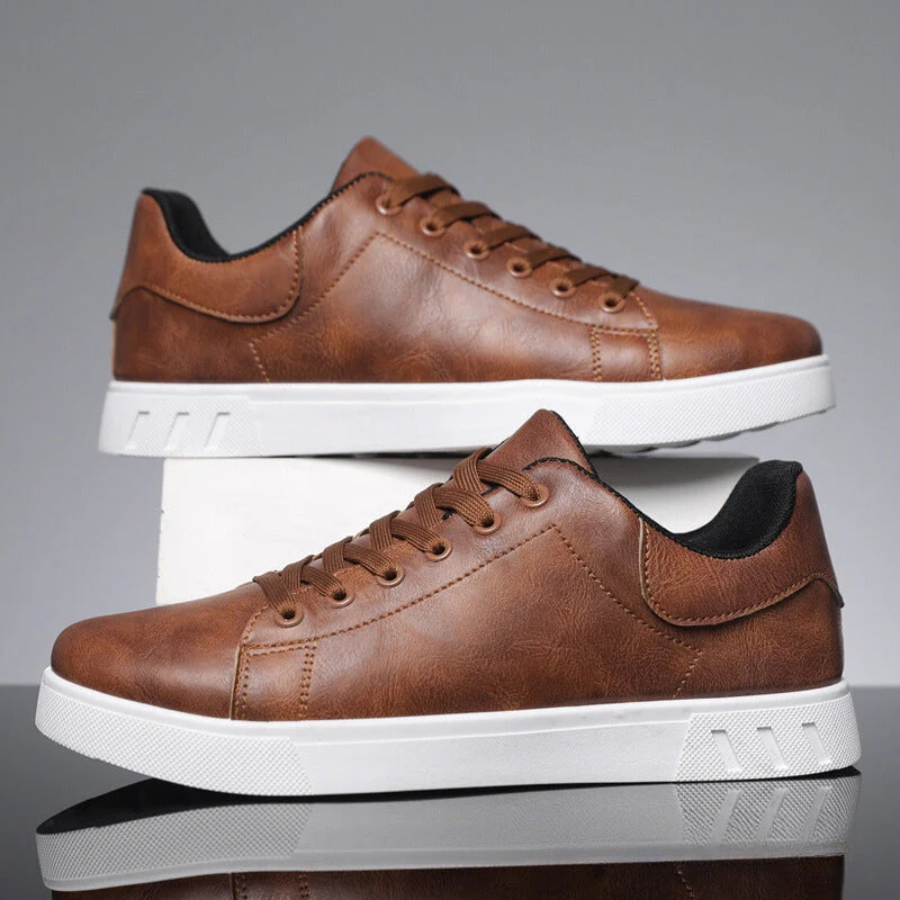 Luca – Élégantes Baskets en Cuir