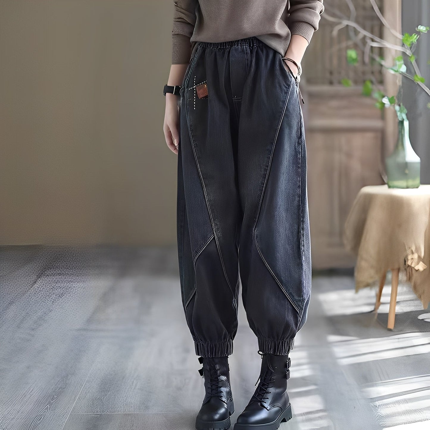 Shyanne - Jeans traditionnels avec taille élastique pour femmes