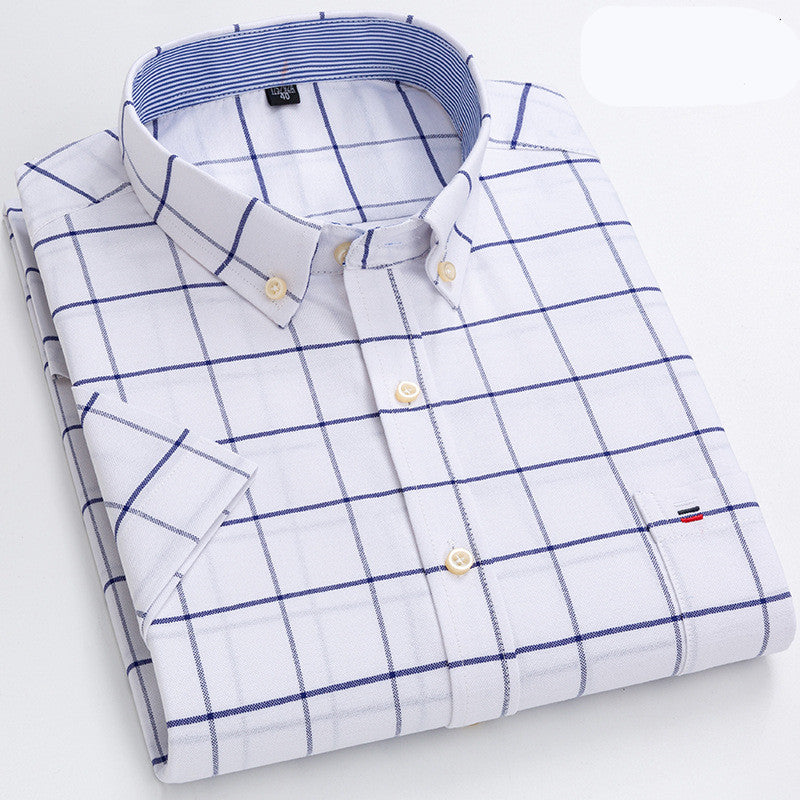 Desmond - Chemise décontractée et douce avec poche sur la poitrine pour hommes