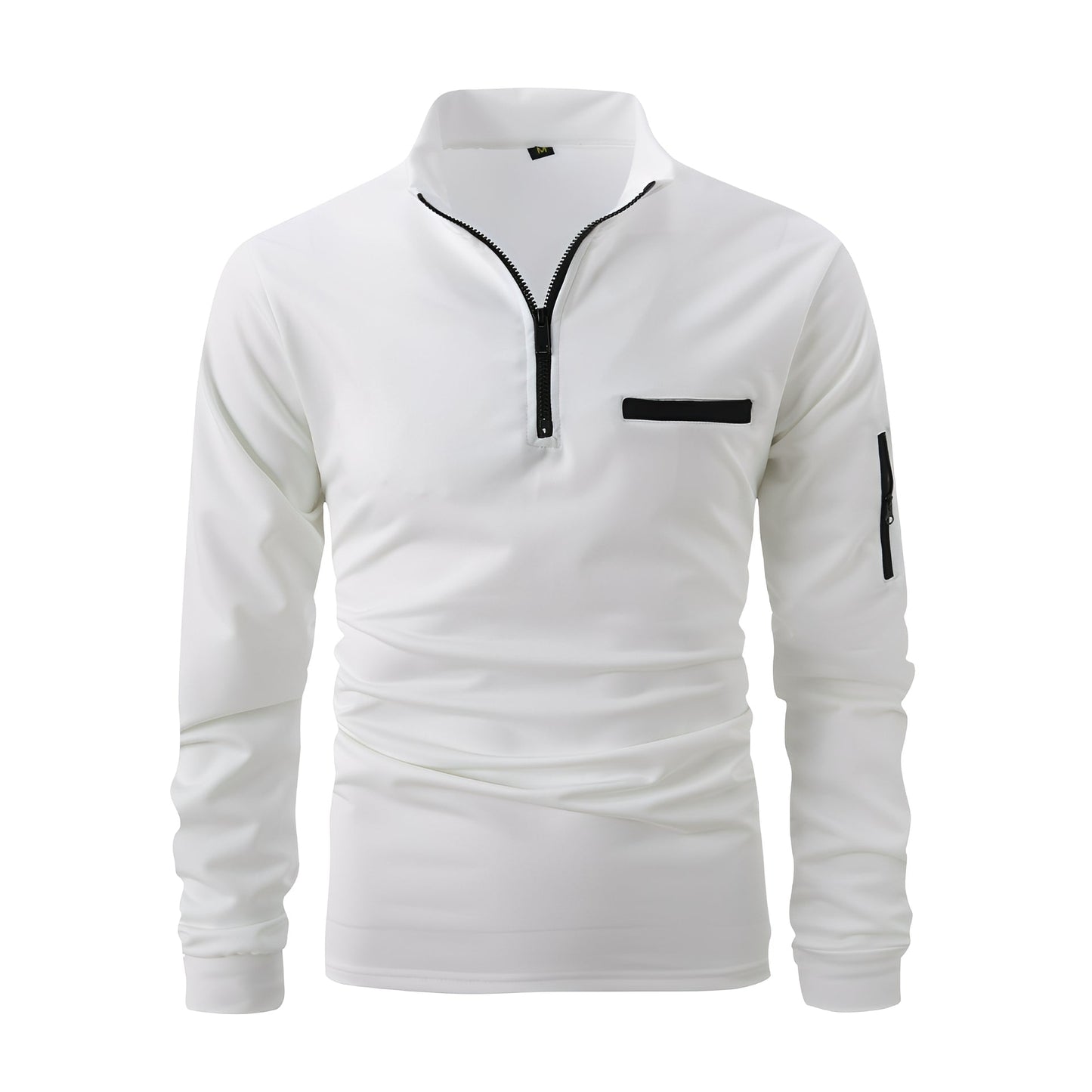 Lucian - Chemise relax avec fermeture éclair et poche pour hommes