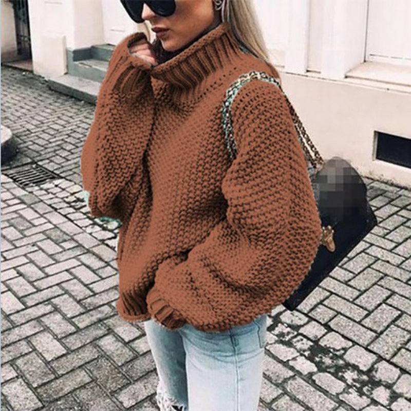 Brooke – Extra épais pull col roulé