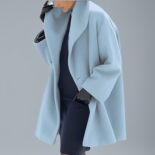Natalia - Veste large et à la mode en laine pour femmes