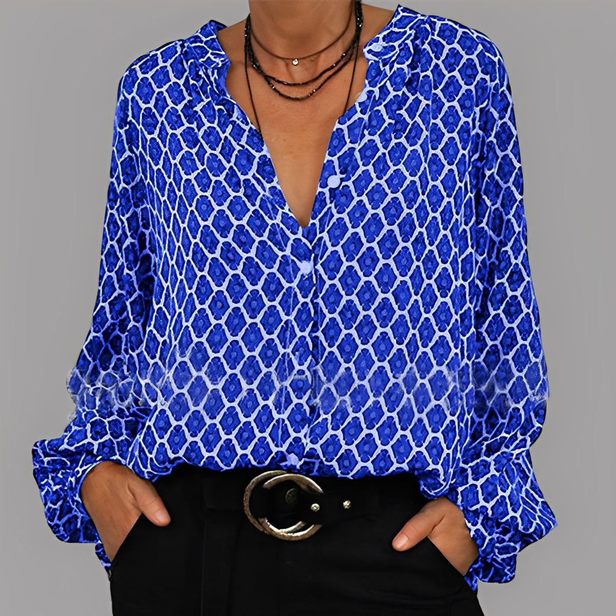 Angelle - Chemise ample et décontractée pour femmes