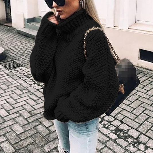 Brooke – Extra épais pull col roulé