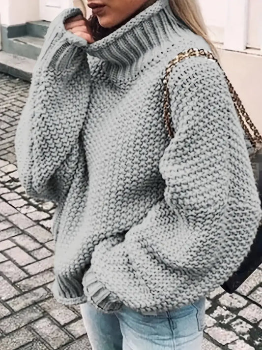 Vale – Pull col roulé uni