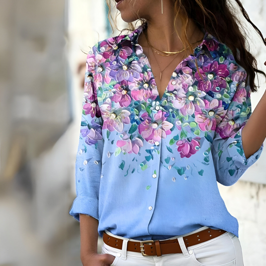 Mira – Blouse ample avec motif